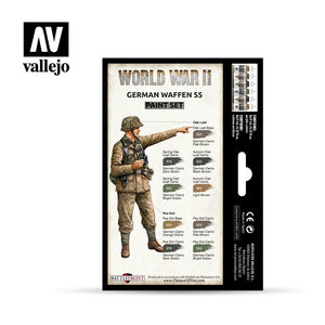 Vallejo 70207 Seconde Guerre mondiale Waffen SS allemande 6x17ml – Bild 2