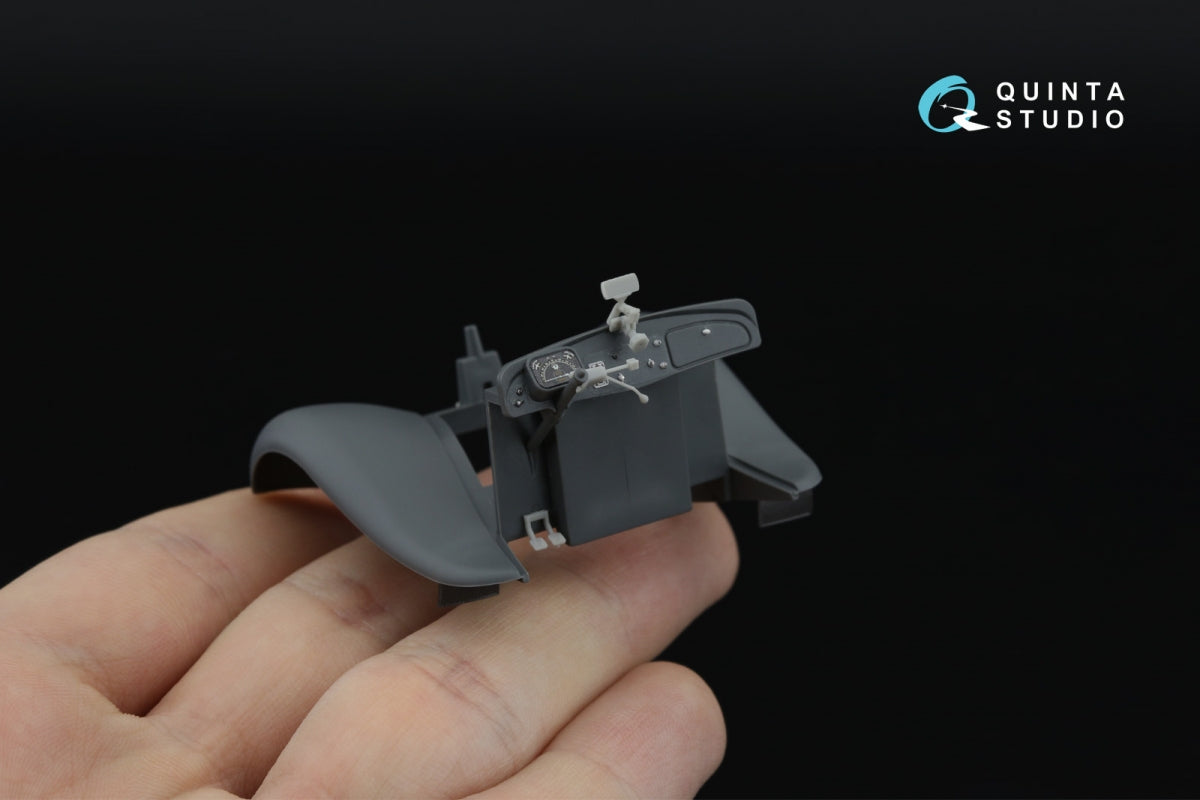 Quinta Studio QD+35171 Citroen 11CV 3D-Printed &amp; coloured Interior on decal paper (Tamiya) (with 3D-printed resin parts) 1/35