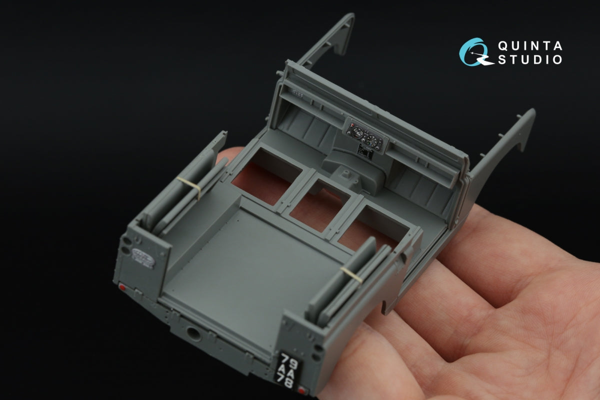 Quinta Studio QDS-35139 Land Rover 88 series II family 3D-Printed &amp; coloured Interior on decal paper (AK Interactive) (Small version) 1/35