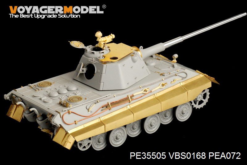 Maquette Voyager PE35505 Char allemand E-50 de la Seconde Guerre mondiale pour TRUMPETER 01536 1/35 – immagine 11