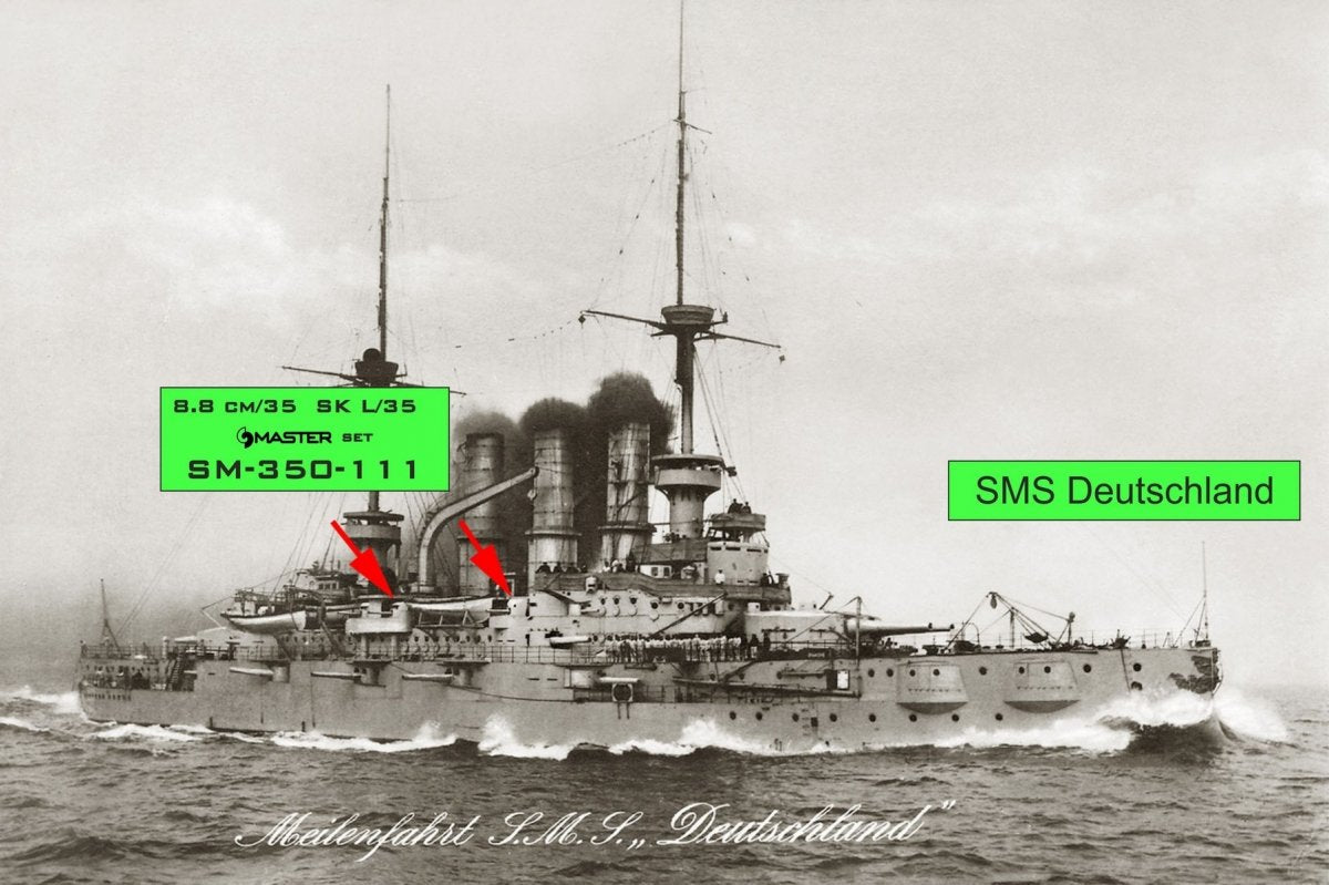 Master SM-350-111 Allemand 8,8 cm/35 (3,46 po) SK L/35 1/350 – Bild 17