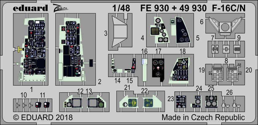 Eduard 49930 F-16C/N TAMIYA 1/48 – image 2