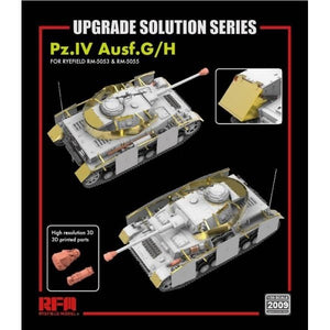 Solution de mise à niveau Rye Field Model 2009 Pz.Kpfw.IV Ausf.G/H 1/35