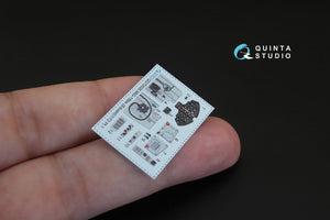 Intérieur imprimé en 3D et coloré sur papier décalcomanie Quinta Studio QD72026 MiG-15 (pour maquette Eduard) au 1/72 – immagine 3