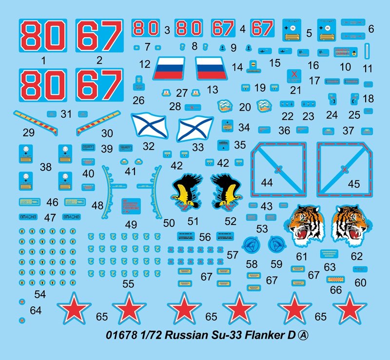 Trumpeter 01678 Su-33 Flanker D russe au 1/72 – image 7