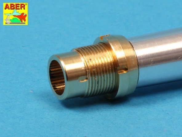 Aber 16L-08 Frein de bouche ancien pour le canon des premiers chars Tiger I et Tiger II (tourelle Porsche) / Frein de bouche ancien pour le canon de 8,8 cm des Tiger I et Tiger II (tourelle Porsche) allemands, échelle 1/16 – image 23
