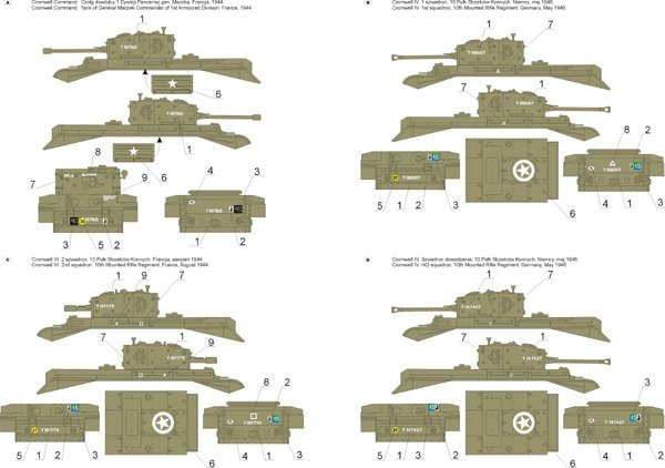ToRo Modèle 35D16 - Chars Cromwell et Centaur en service en Pologne vol.1 1/35 – Bild 3