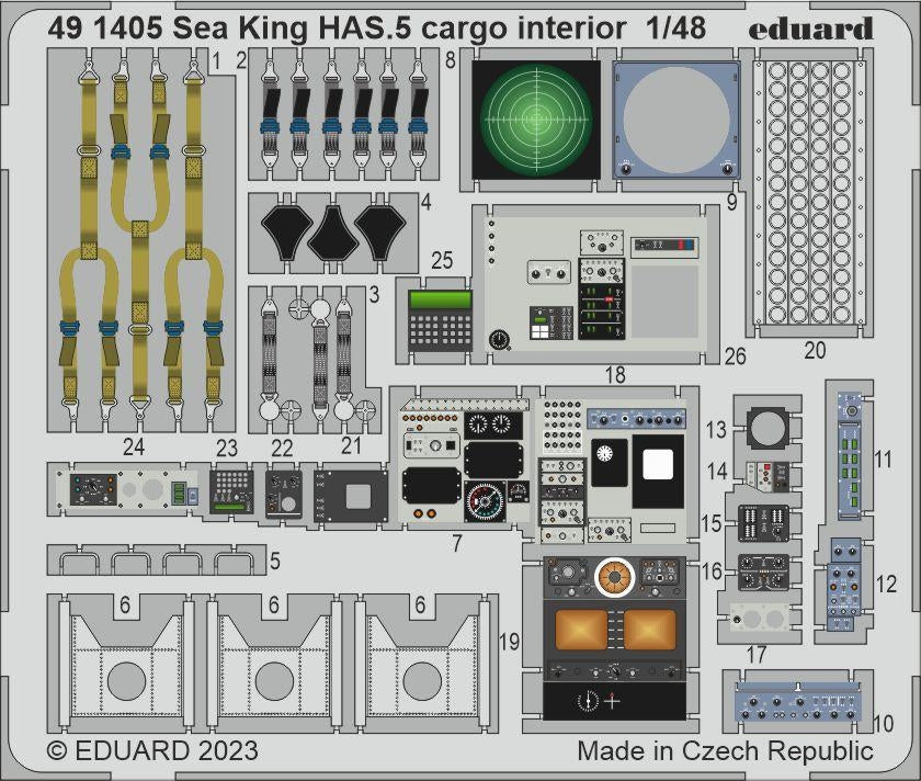 Eduard BIG49398 Sea King HAS.5 AIRFIX 1/48 – image 3