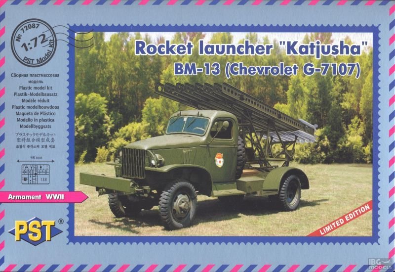 PST 72087 Katyusha BM-13 sur Chevrolet G.7107 1/72