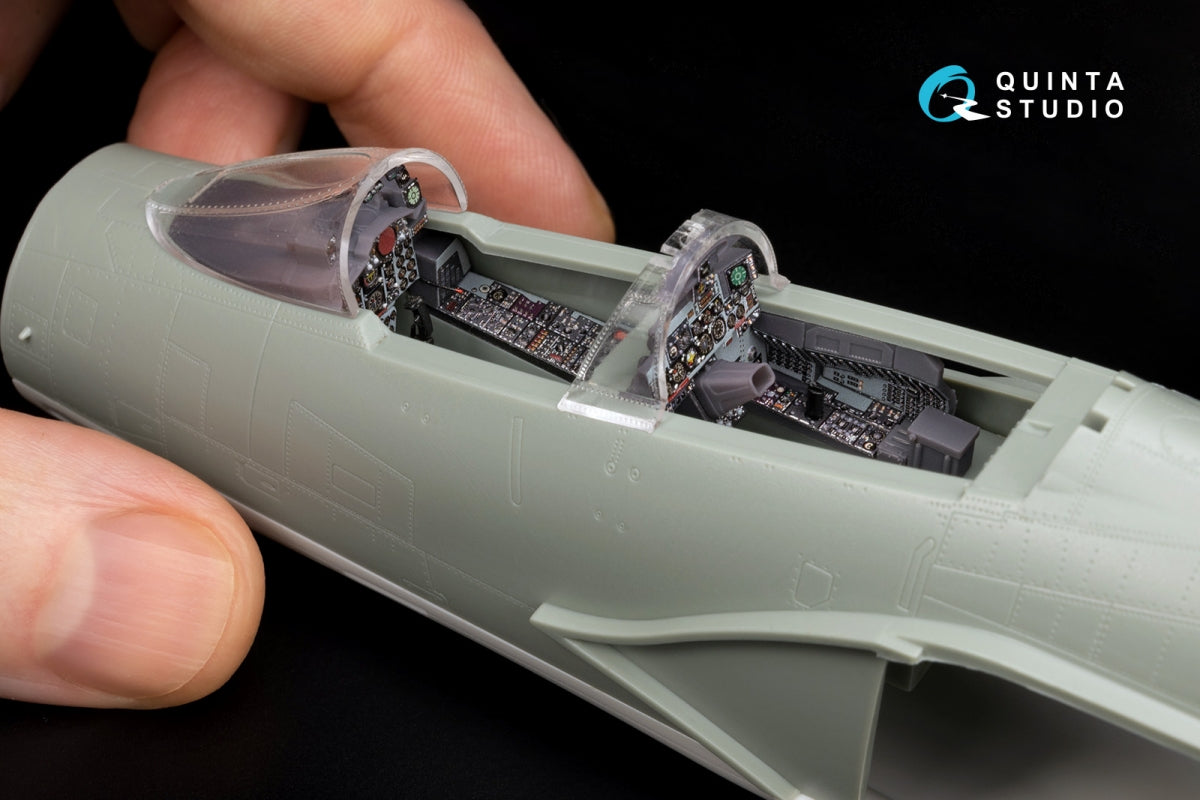Quinta Studio QDS+48495 F-4D Phantom II tardif, intérieur imprimé en 3D et coloré sur papier décalcomanie (Academy) (petite version) (avec pièces en résine imprimées en 3D) 1/48 – image 10
