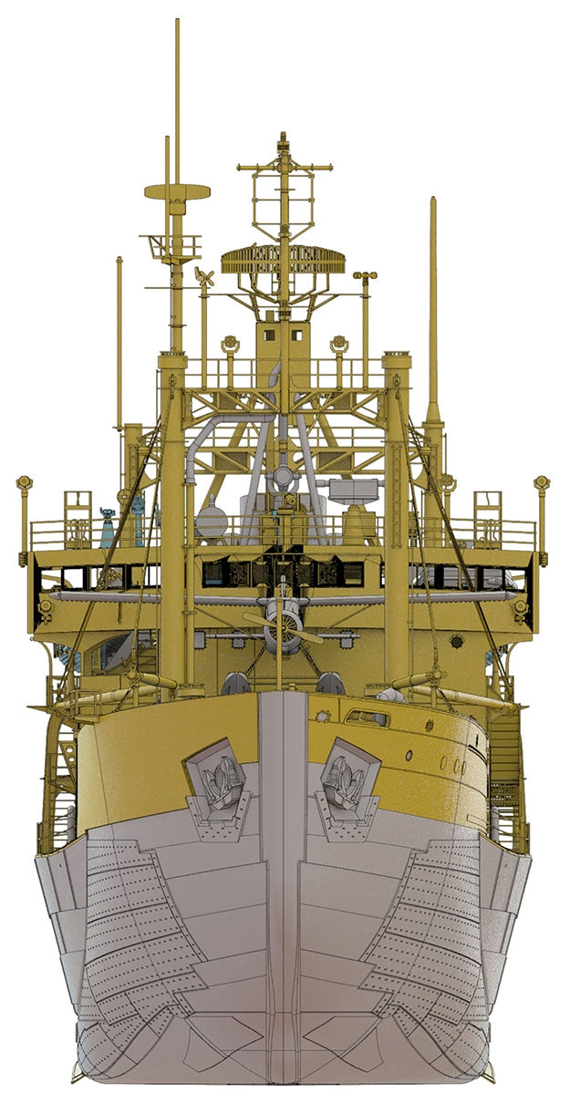 Hasegawa HP001 Navire de recherche antarctique Soya, deuxième expédition antarctique, échelle 1/250 – Bild 7