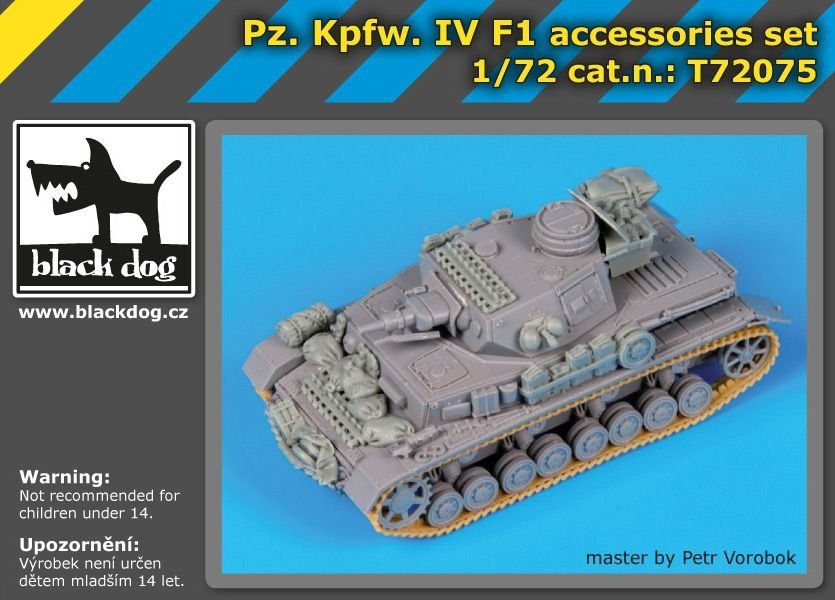 Black Dog T72075 Pz. Kpfw IV F1 pour Dragon au 1/72 – immagine 5