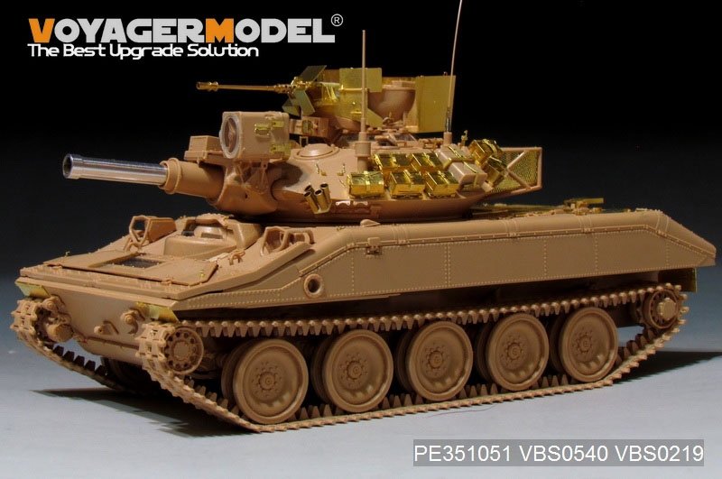 Maquette Voyager PE351051 Char aéroporté américain moderne M551A1 Sheridan pour RFM 5020 1/35 – imagen 6