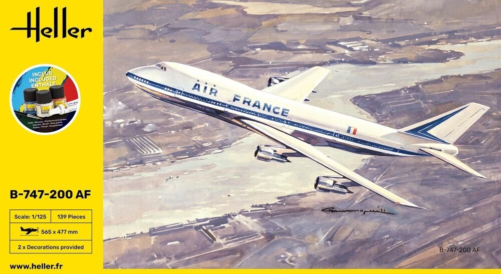 Heller 56459 Kit de démarrage - B-747-200 AF 1/125