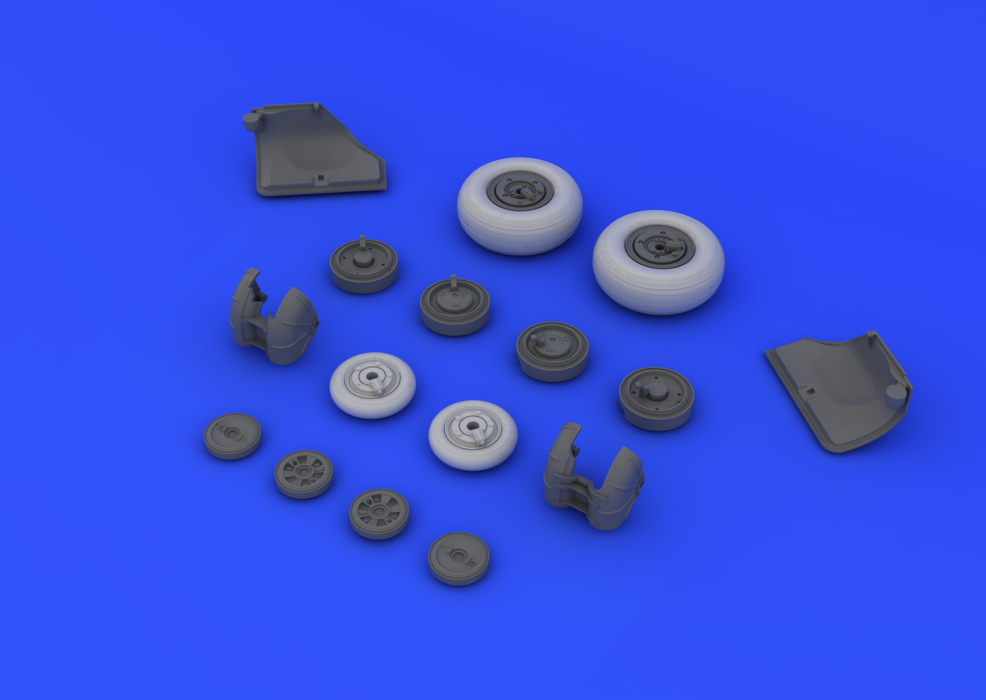 Roues Eduard 648089 MiG-23 M/MF 1/48 (TRUMPETER) – image 2