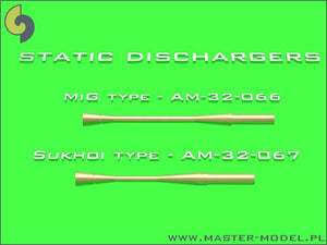 Déchargeurs statiques Master AM-32-067 - type utilisé sur les jets Sukhoi (14 pièces) (1/32) – Bild 3