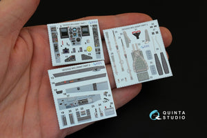 Intérieur imprimé en 3D et coloré sur papier décalcomanie Quinta Studio QD32022 MiG-29SMT (pour maquette Trumpeter) 1/32 – image 3