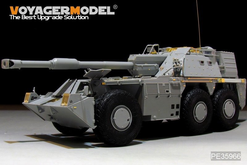 Modèle Voyager PE35966 Rhino SPH G6 moderne d&amp;#39;Afrique du Sud (modèle de base) pour TAKOM 2052 au 1/35 – image 6