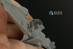Intérieur imprimé en 3D et coloré sur papier décalcomanie Quinta Studio QDS-48391 Macchi C.205 Veltro (Hasegawa/Italeri) (Petite version) 1/48 – image 5