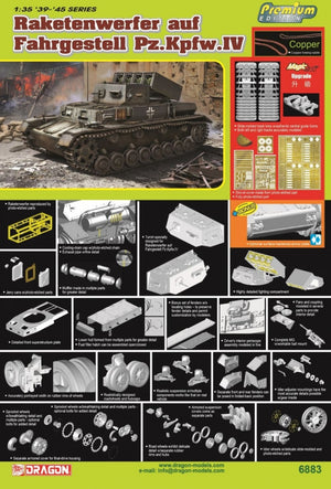 Dragon 6883 Raketenwerfer auf Fahrgestell Pz.Kpfw.IV 1/35 – immagine 2