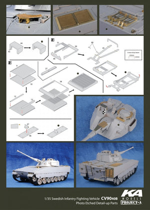 MK1 Design MM-35006 CV9040D PIÈCE DE DÉTAIL GRAVÉE 1/35 – immagine 4