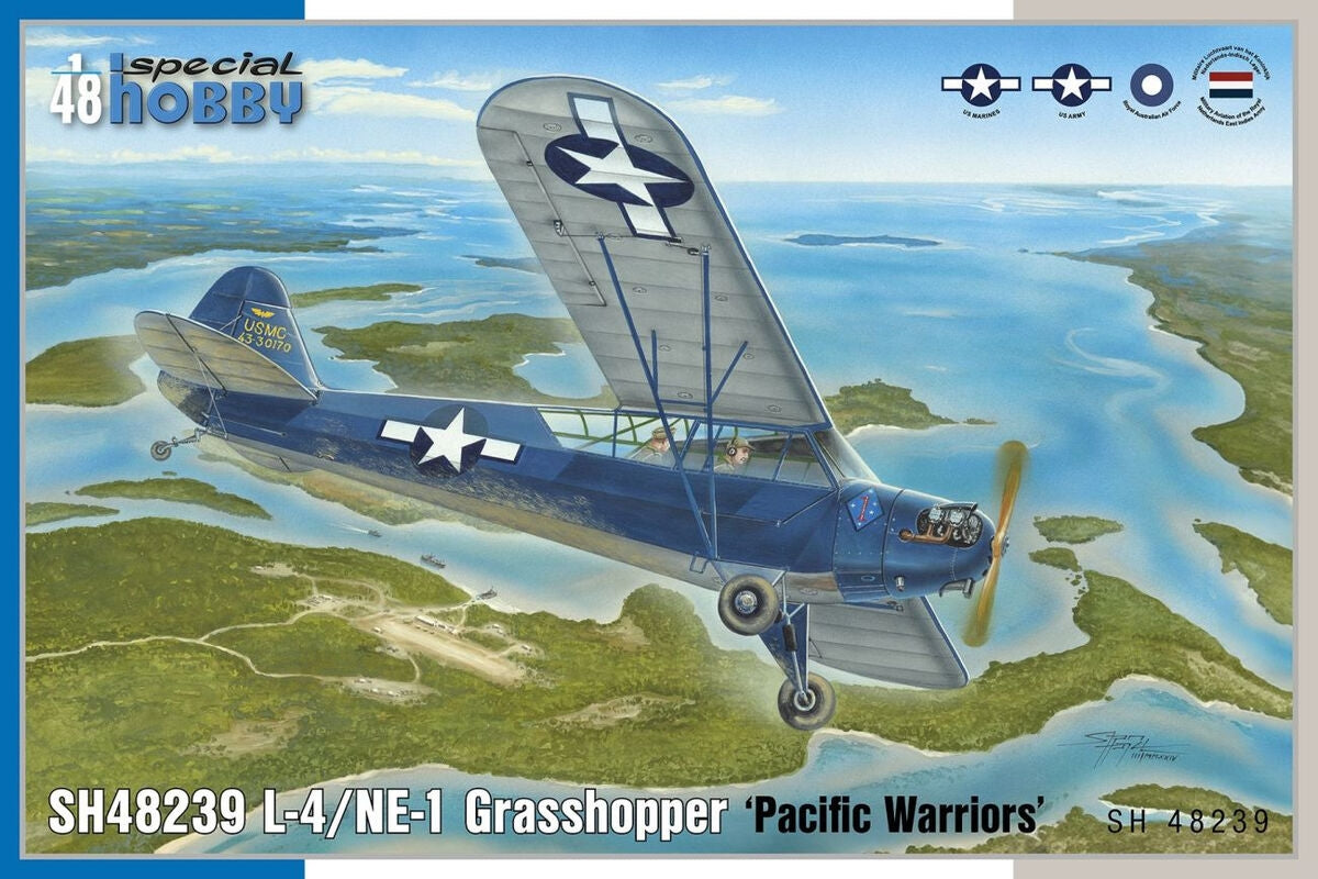 Special Hobby 48239 L-4/NE-1 Grasshopper Pacific Warriors 1/48  – image 2