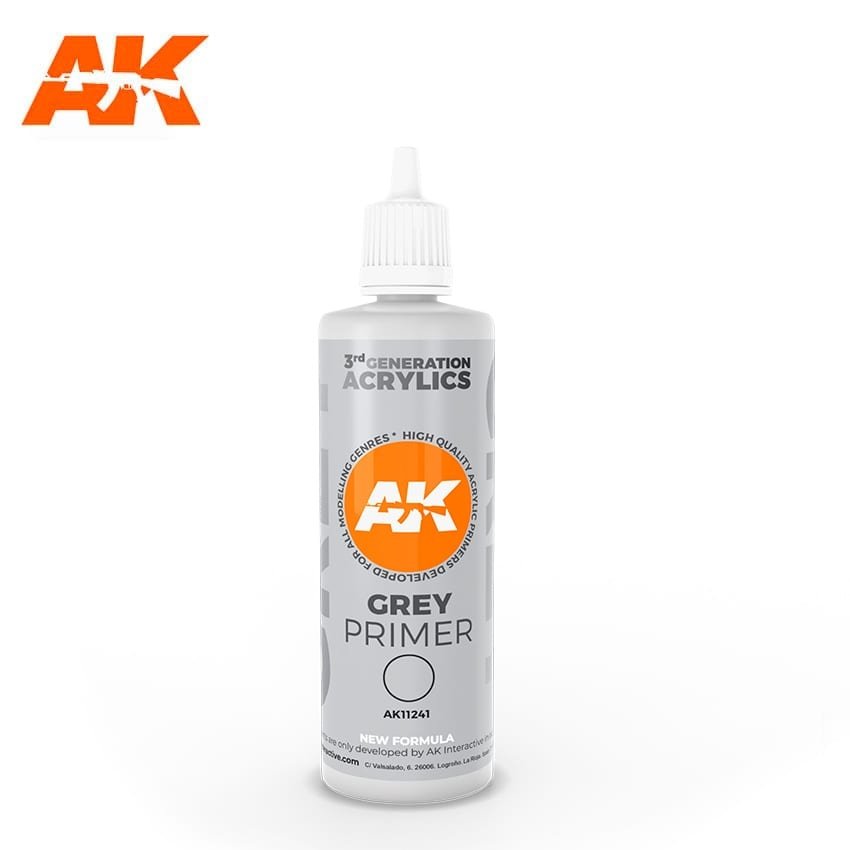 AK Interactive AK11241 Apprêt gris 100 ml