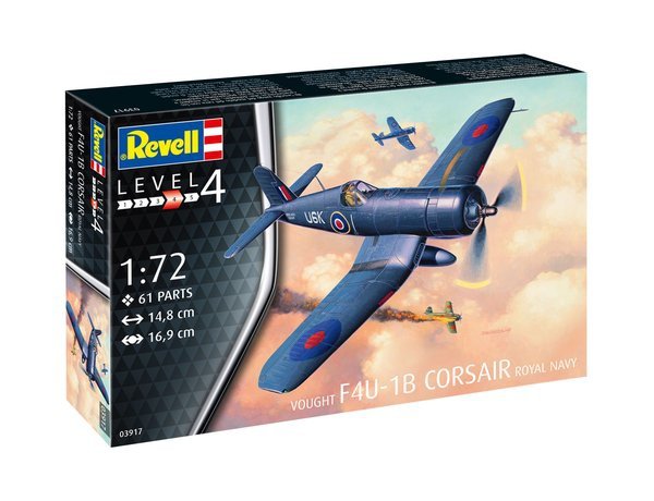 Maquette Revell 63917 F4U-1B Corsair de la Royal Navy au 1/72