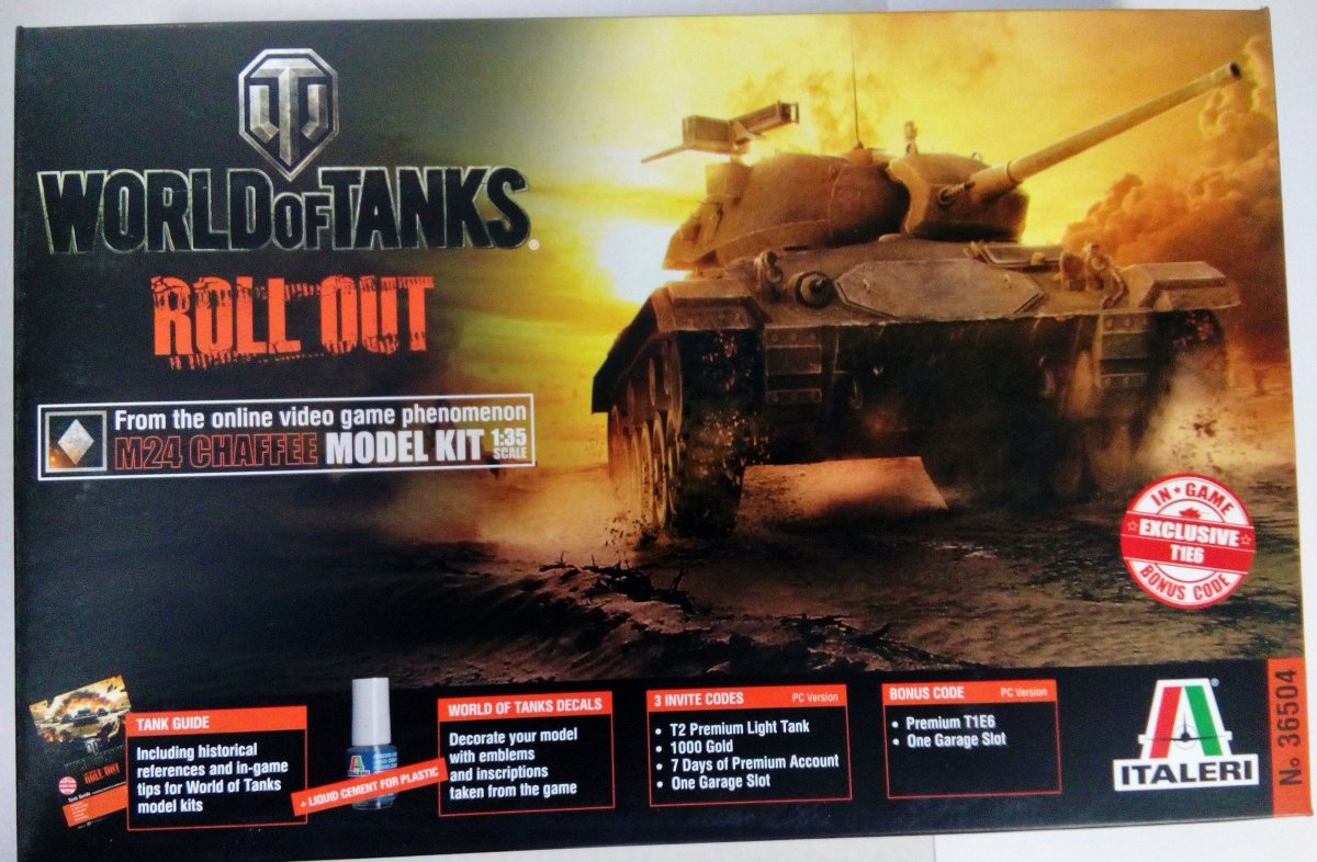 Italeri 36504 World of Tanks - M24 Chaffee – immagine 2