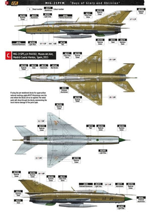 AK Interactive AK148003 MiG-21PFM Days of Glory and Oblivion 1/48 – immagine 5