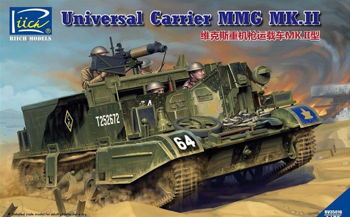 Riich RV35016 Porte-mitrailleuse universel MMG Mk.II 1/35