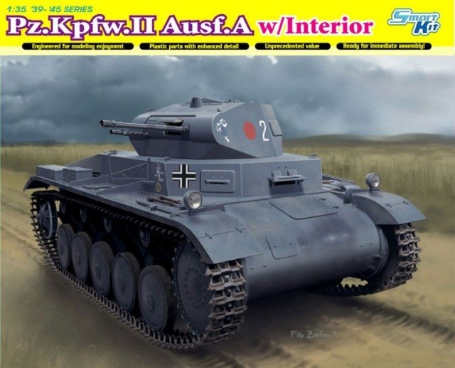 Dragon 6687 Pz.Kpfw. II Ausf. A avec intérieur (1/35)