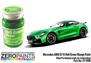 Peinture Zero Paints ZP-1468 Mercedes AMG GT R Vert Enfer (mat) 60 ml