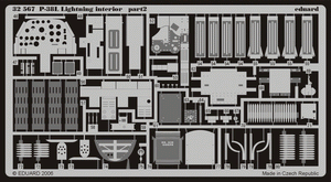 Intérieur du P-38L Eduard 32567 TRUMPETER 02227 1/32 – image 3