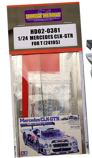 Kit de photodécoupe Hobby Design HD02-0381 pour Mercedes CLK-GTR Tamiya 24195 1/24  – image 2
