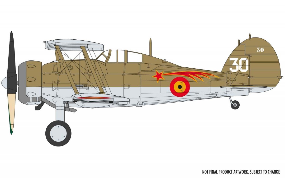 Airfix 02052A Gloster Gladiator Mk.I/Mk.II 1/72 – immagine 2