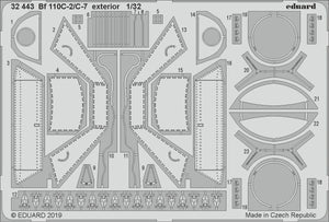 Eduard 32443 Bf 110C-2/ C-7 extérieur REVELL 1/32