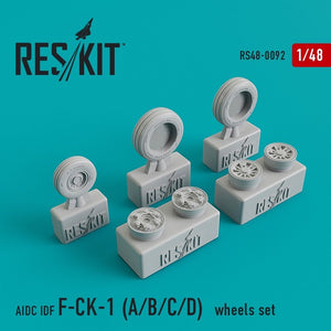 RESKIT RS48-0092 AIDC IDF F-CK-1 (A/B/C/D) jeu de roues 1/48