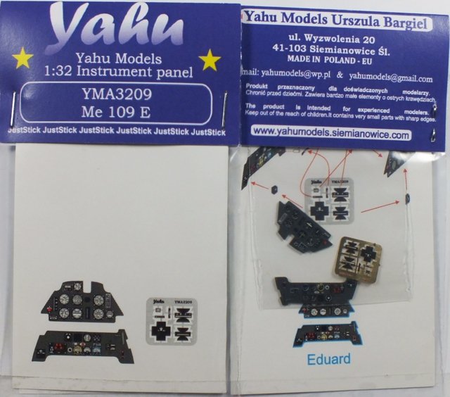 Yahu YMA3209 Me 109 E (Edouard) 1/32 