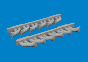 Eduard 6481049 P-39 échappements en queue de poisson IMPRESSION ARMA HOBBY 1/48  – immagine 3