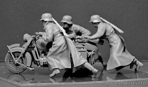 Master Box 35178 Motocyclistes allemands Seconde Guerre mondiale – Bild 3