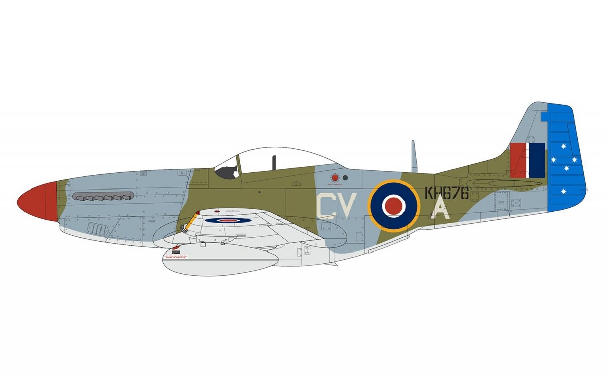 Airfix 05137 Mustang Mk.IV™ nord-américain au 1/48  – Bild 2