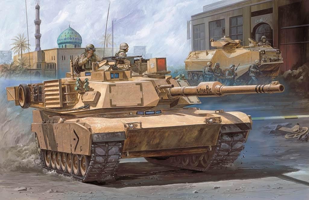 Maquette Academy 13430 USMC M1A1 Abrams au 1/72
