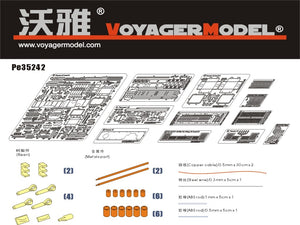 Voyager modèle PE35242 seconde guerre mondiale allemand Pz.Kpfw.III Ausf.N spz.Abt 501 Afrika pour DRAGON 6431 1/35