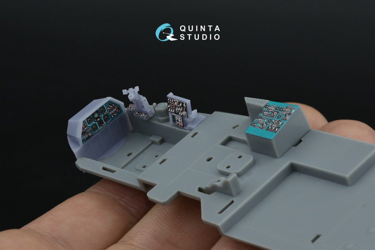 Quinta Studio QDS+48516 Mi-24P Hind-F Intérieur coloré imprimé en 3D sur papier décalcomanie (Trumpeter) (petite version) (avec pièces en résine imprimées en 3D) 1/48 – imagen 9