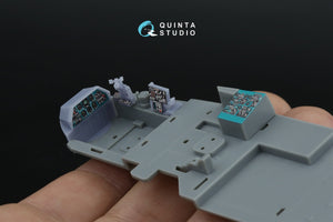 Quinta Studio QDS+48516 Mi-24P Hind-F Intérieur coloré imprimé en 3D sur papier décalcomanie (Trumpeter) (petite version) (avec pièces en résine imprimées en 3D) 1/48 – imagen 9