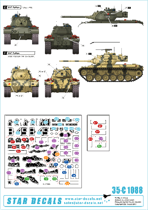 Star Decals 35-C1088 M47 Patton n° 4 1/35 – Bild 2