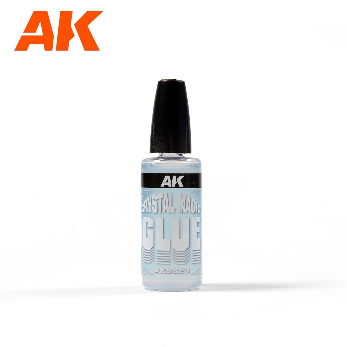 Colle AK Interactive AK9323 CRYSTAL MAGIC pour pièces transparentes 30 ml