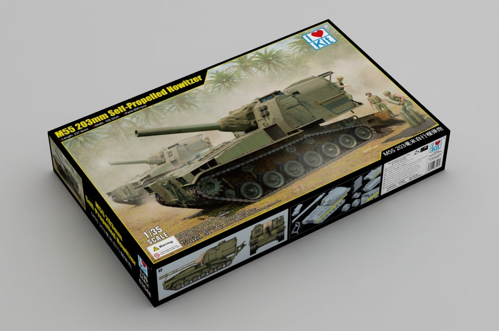 J&amp;#39;adore le kit 63548 M55 Obusier automoteur de 203 mm au 1/35  – image 2