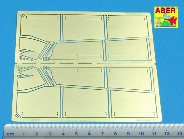Aber 35A041 Jupes latérales pour Jagdtiger (1/35) – image 2